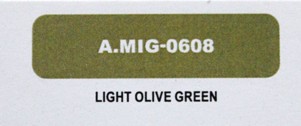 A.Mig 608 hell olivgrün 40 ml (g.P. 1L= 81,25€)