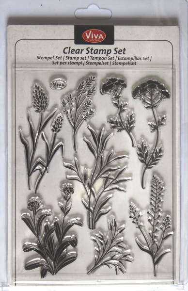 Viva Decor silicone stamp grasses 14x 18cm