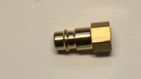 Stecknippel inneng. G1/8" messing