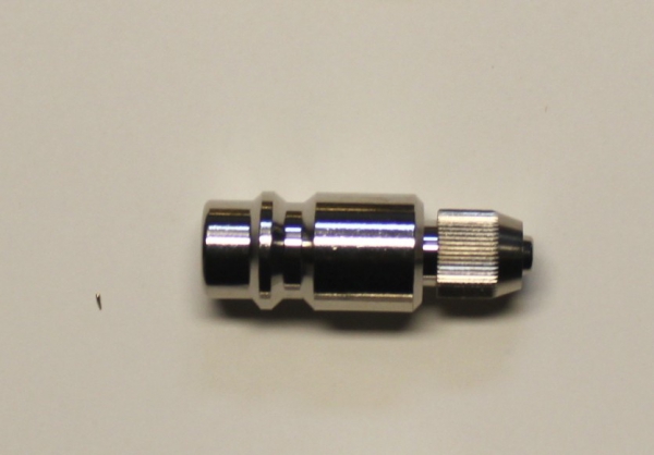 Stecktülle für 4x6mm Kunststoffschl. vernickelt