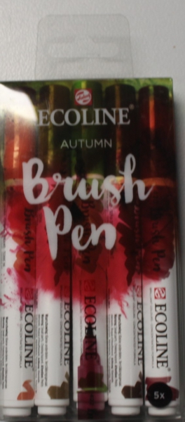 Ecoline Brush Pen 5 er Set Autumn