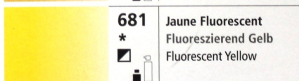681 fluoreszierendes Gelb 29,5 ml (g.P. 1L= 233,90€)