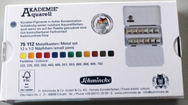 Akademie Aquarellset neu 75112