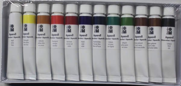 Marabu Watercolor Set 12 x 12 ml