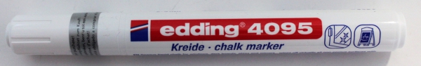 Edding Kreide Marker 4095 weiß