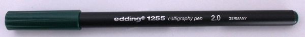 1255 calligraphy pen green 025 Gr.2.0