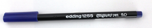 1255 calligraphy pen blue 5.0