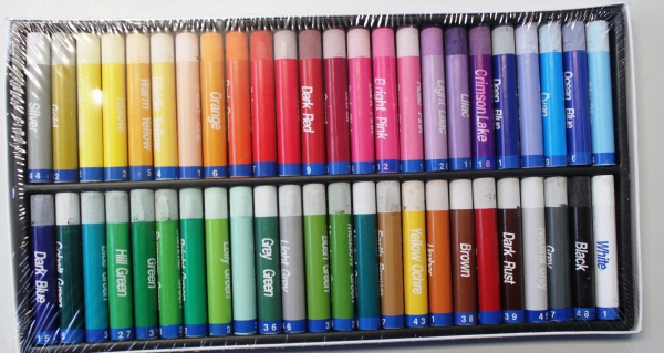 Oilpastel set with 48 colors