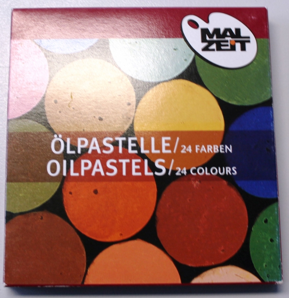 Oilpastel set with 24 colors