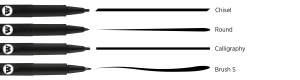 Blackliner Set 3 mit 4 Spitzen