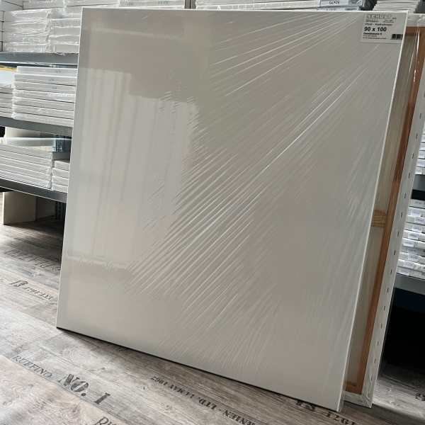 Covered stretcher frame 90x100x3cm, fabric grade H