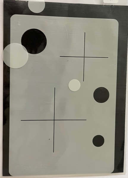 Airbrush stencil circles, 13x19,5 cm