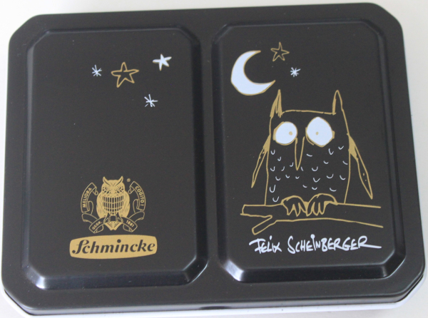 Metallkasten mit Farb-+Designkomposition Ed. Felix Scheinberger