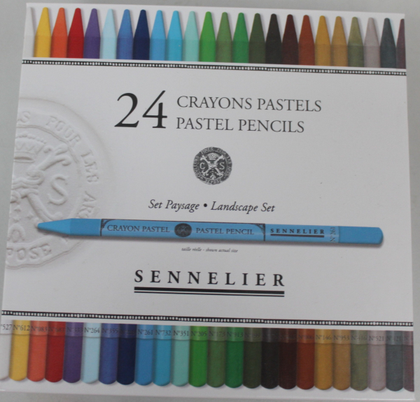 24  Pastellstifte Set Landschaft