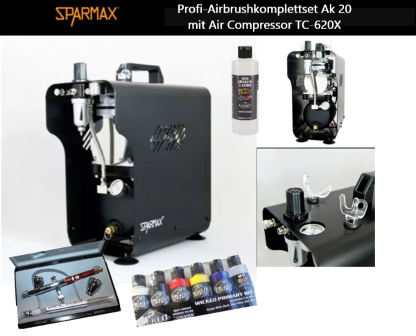 Profi-Airbrushkomplettset Ak 20