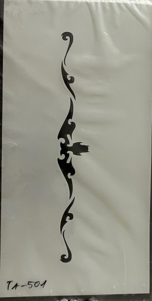 Airbrush Schablone Tattoo 13, 14,5x28 cm