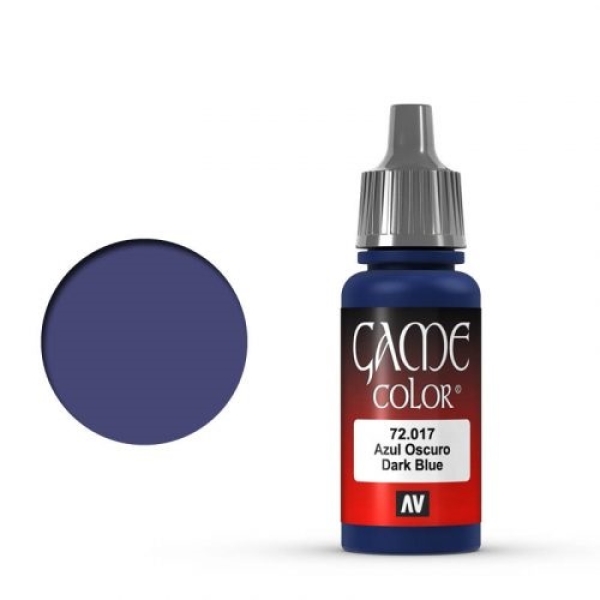 Vallejo Game Color, Dark Blue, 17 ml (g.P. 1L= 164,71€)