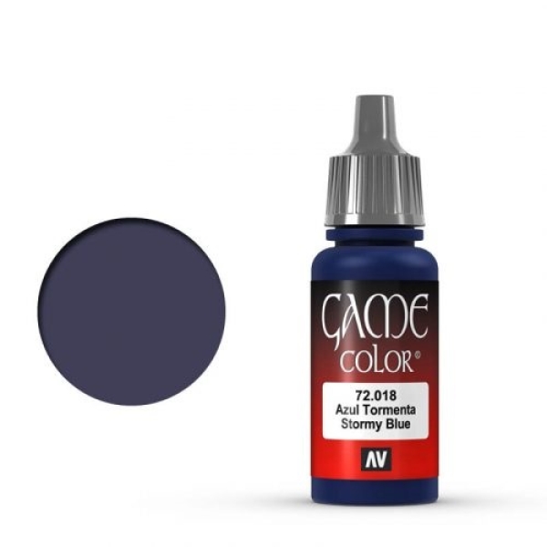Vallejo Game Color, Stormy Blue, 17 ml (g.P. 1L= 164,71€)
