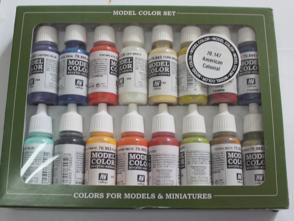 Model Color Set 20 Farben american Colonail (GP1ltr=58,82€)