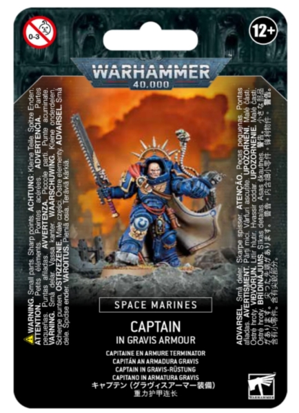 Warhammer 40.000, Space Marines: Space Marine Captain in Gravis Armour