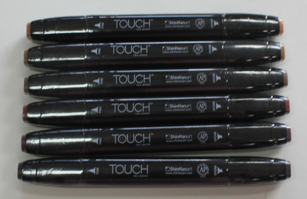 Touch wood colors set (6Stück)