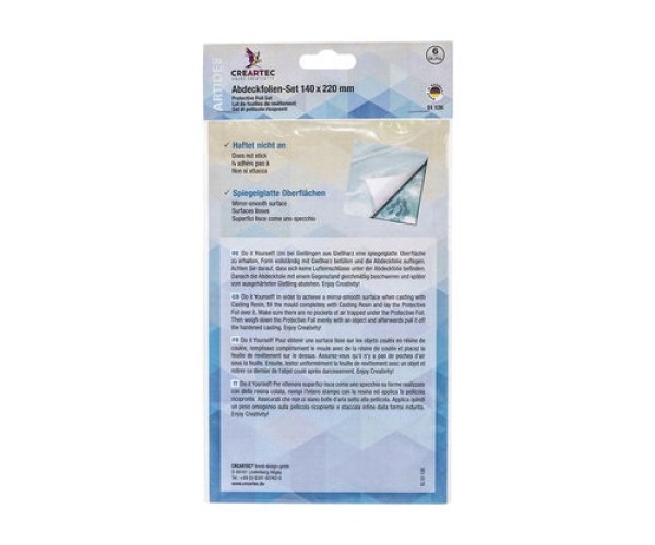 Protective Foil Set 140x220mm 6Stk.
