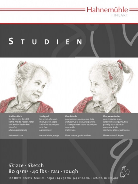 Hahnemühle Studien-Block 30x40 cm 80g/m² (100 Blatt)