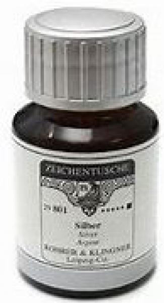 Zeichentusche silber 50 ml (GP1ltr=140€)