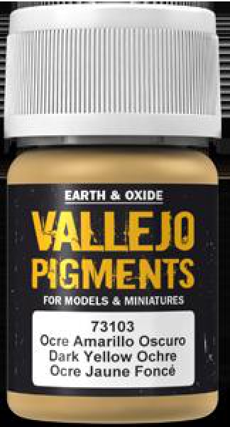 Vallejo Pigmente dunkelgelb ocker 30ml (g.P. 1L= 170€)